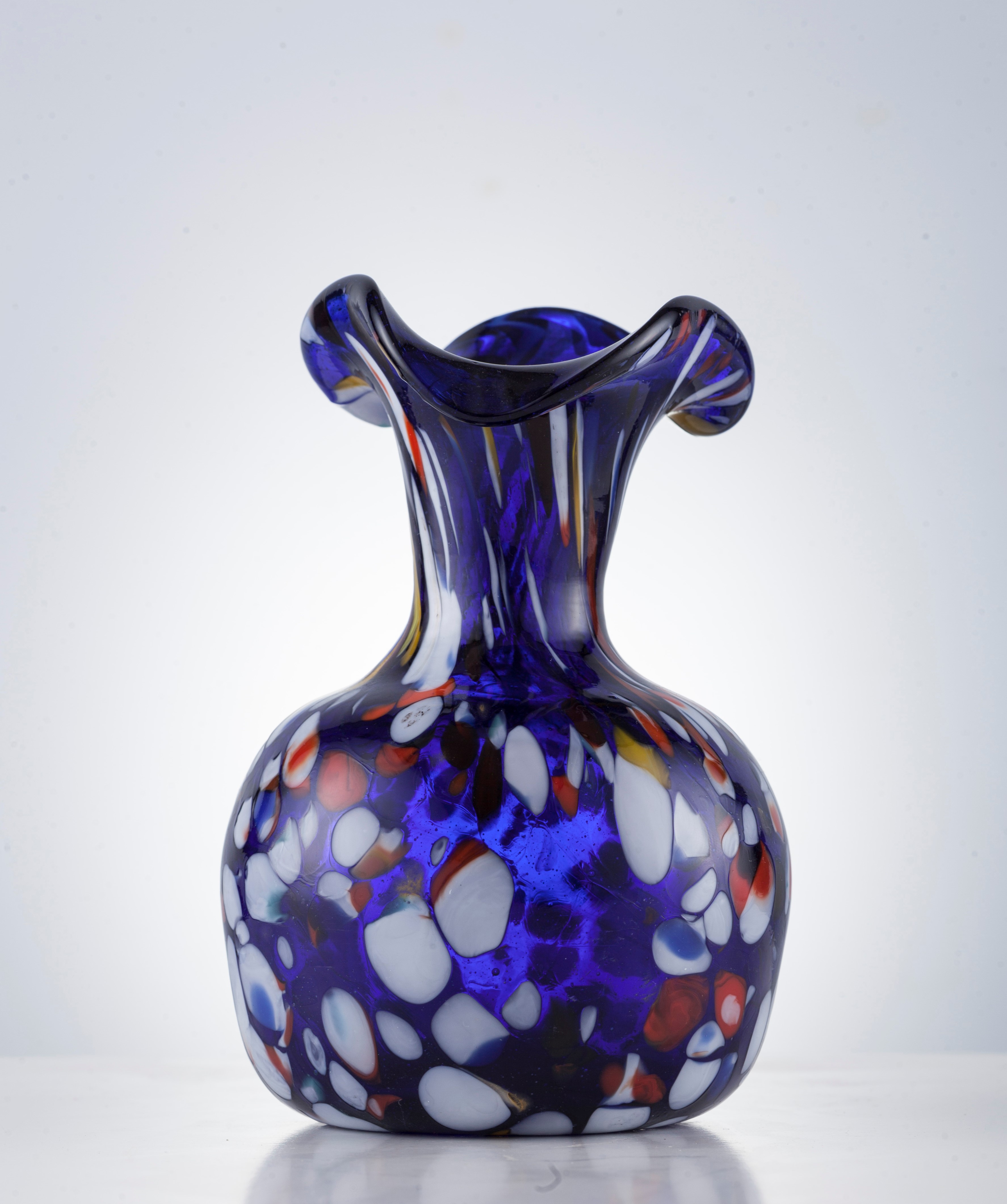 Váza prosetá kamínky, Murano
