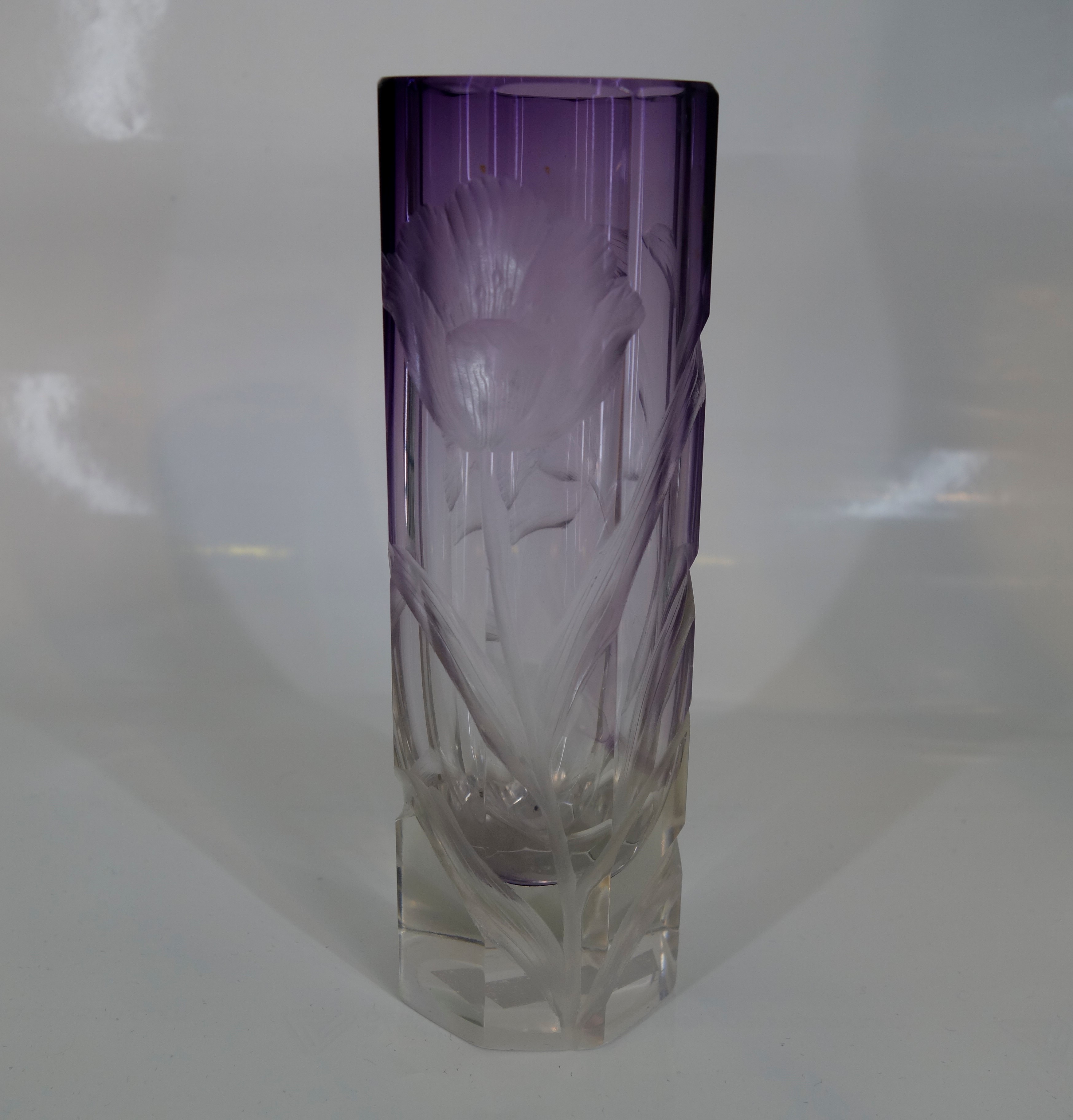 Artdecová váza, Moser