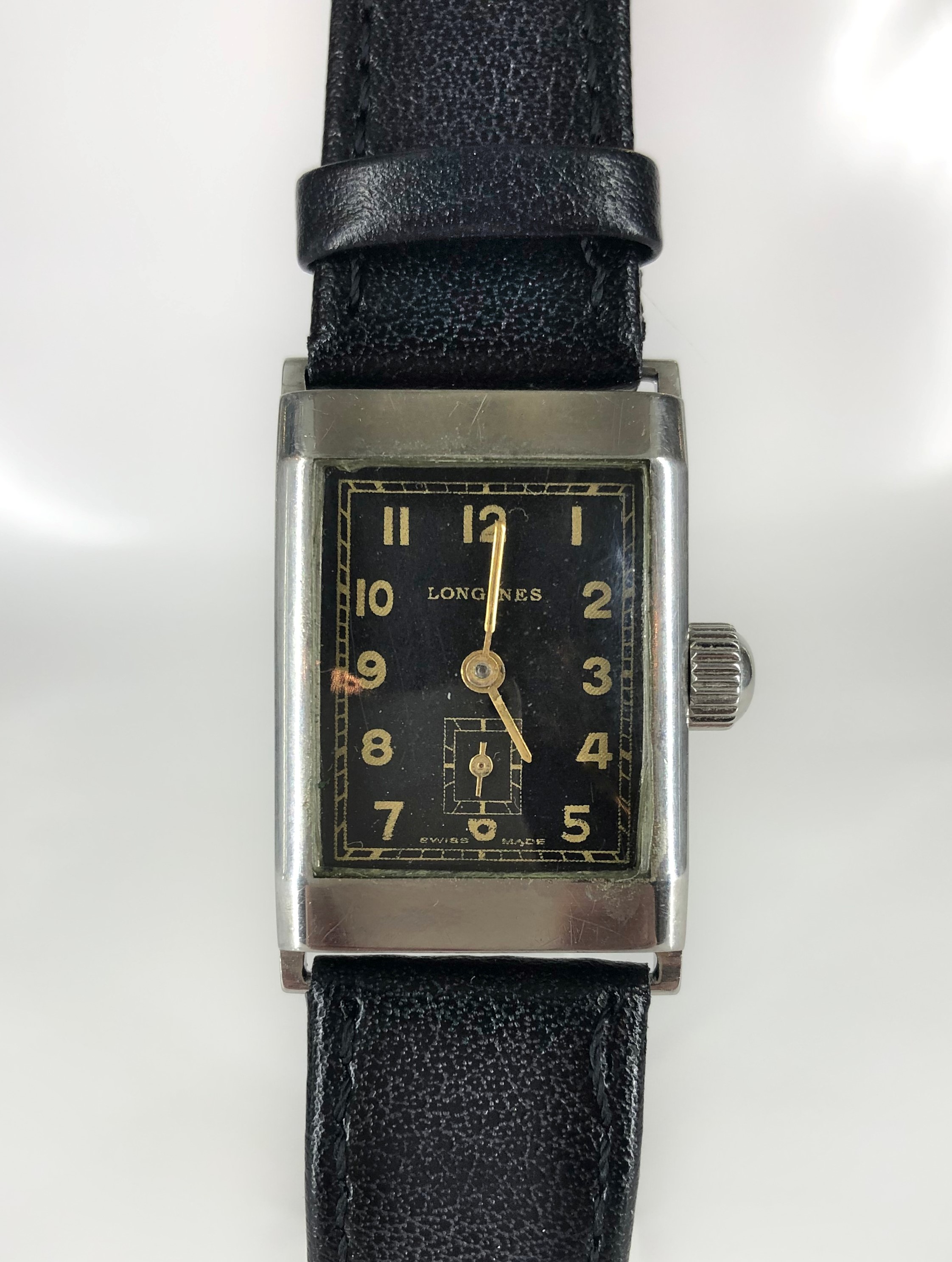 Obdélníkové hodinky Longines