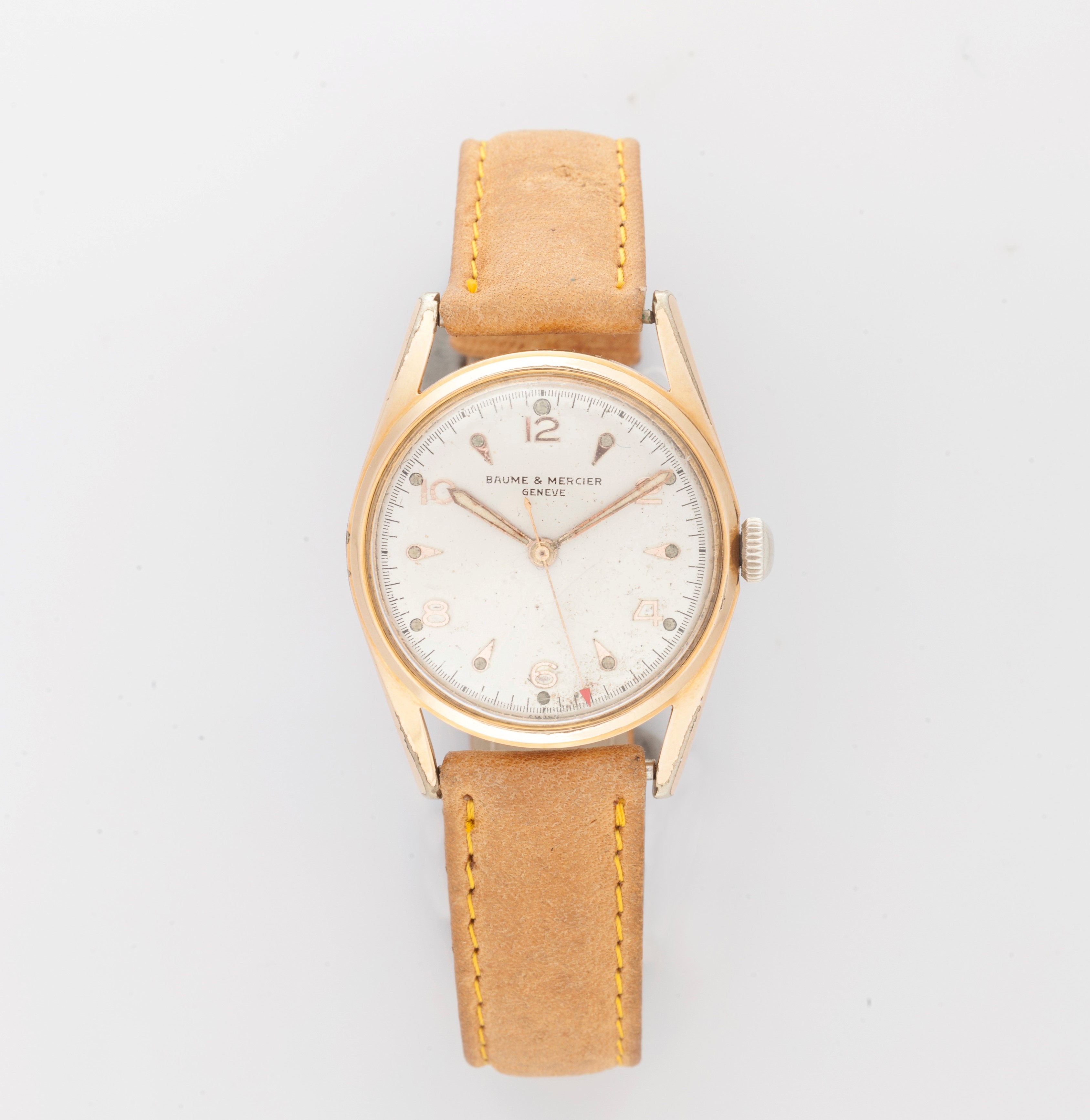 Pozlacené hodinky "Baume & Mercier"