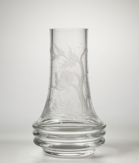 Dekorativní artdecová váza, Moser