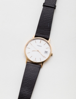 Zlaté elegantní hodinky, Tissot